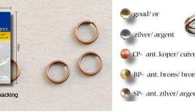 Ringen dubbel 6mm x30 goud
