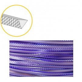 Aluminiumdraad triangle embossed 2.8mmx4m Soft Lilac