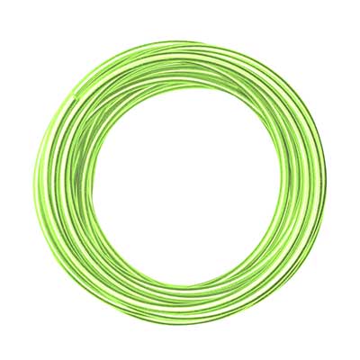 Aluminiumdraad 3mm 3m mintgreen