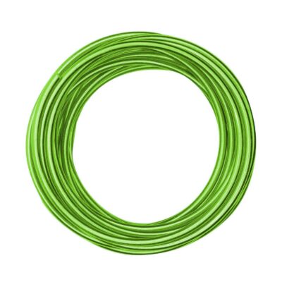 Aluminum wire 4mm 10m mint green