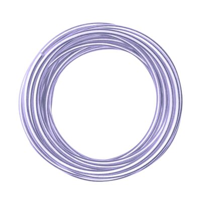 Aluminum wire 4mm 10m soft lilac