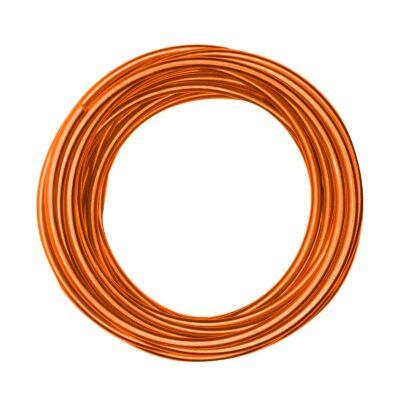 Aluminum wire 4mm 10m safran orange