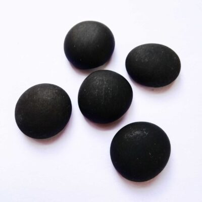 peddle stones zwart mat x5